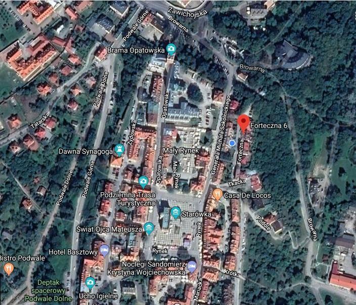 Zielone Wzgorze Na Starowce Apartman Sandomierz Kültér fotó